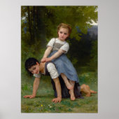 Poster Le tour Pony-Back de William-Adolphe Bouguereau (Devant)