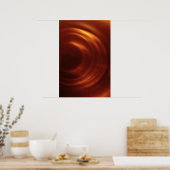 Poster Le tourbillon orange du voyageur du temps (Cuisine)