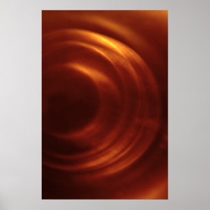 Poster Le tourbillon orange du voyageur du temps