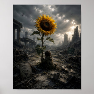 Poster Le Tournesol dans le Terrain Vague