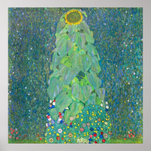 Poster Le tournesol par Gustav Klimt