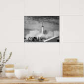 Poster Le Tout Premier Lancement De Rocket À Cape Canaver (Cuisine)