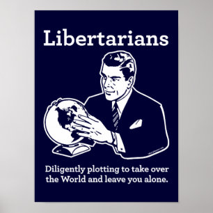 Poster Le tracé libertarien