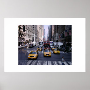 Poster Le trafic de New York City