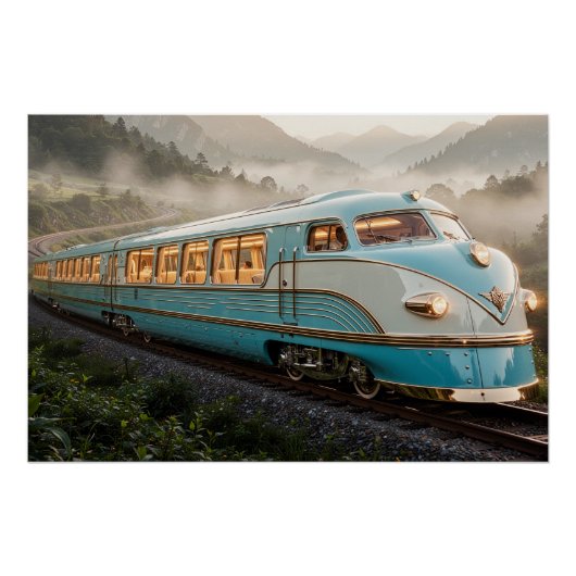 Poster Le train Azure (Devant)
