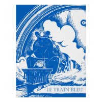 Le Train Bleu Literature Vintage voyage du Train B