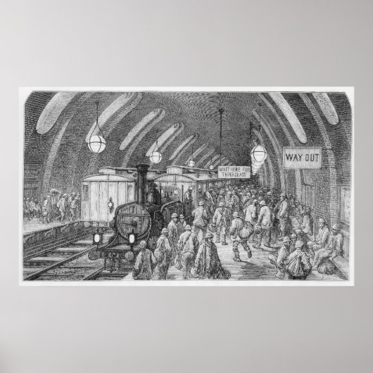 Poster Le train des ouvriers (Devant)