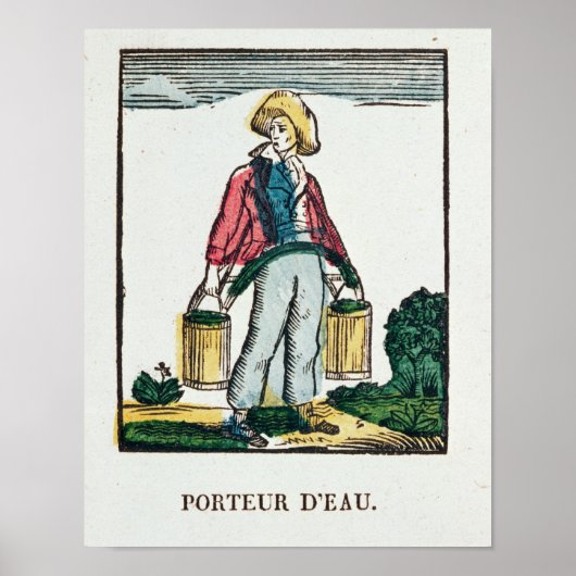 Poster Le Transporteur d'eau (Devant)