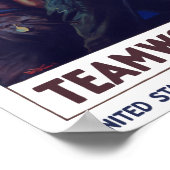 Poster Le travail d'équipe construit des navires — Premiè (Coin)