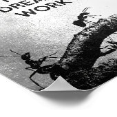 Poster Le Travail D'Équipe De Citation De Succès Fait Le  (Coin)