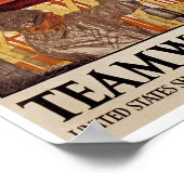 Poster Le travail d'équipe gagne (Coin)