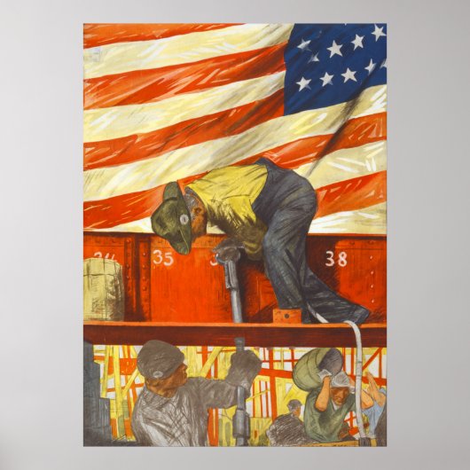 Poster Le travail d'équipe remporte l'affiche d'art de gu (Devant)