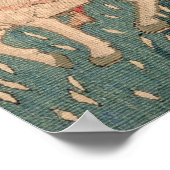 Poster Le travail des mois, Alsace (tapisserie) Vict (Coin)