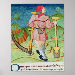 Poster Le travailleur