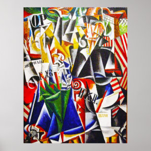 Poster Le Travler, par Lyubov Popova