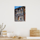 Poster Le Trésor - Al Khazneh - Petra, Jordanie (Cuisine)