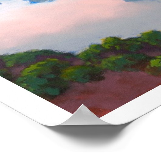 Poster Le tréteau dans le canyon de Poly (Coin)