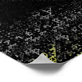 Poster Le triangle carré de Serpenski (Coin)