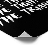 Poster Le Triangle Plus Épais Et Plus Épais Bjj Jiu Jitsu (Coin)