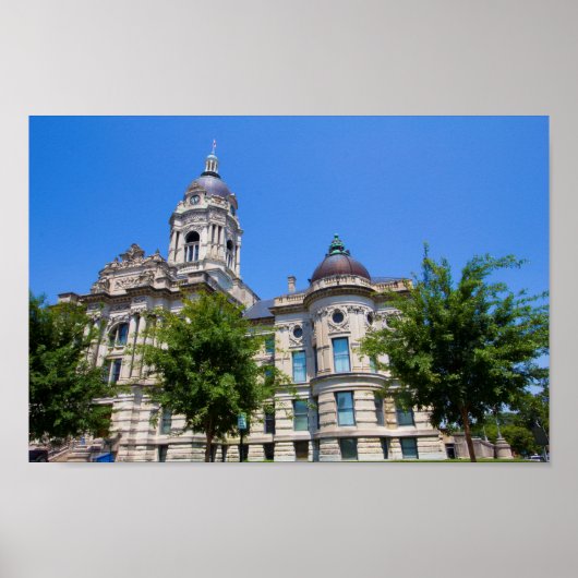 Poster Le tribunal de l'ancien comté de Vanderburgh (Devant)