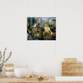 Poster Le triomphe d'Alexandre, ou l'entrée d'Alexa (Cuisine)