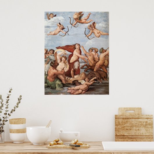 Poster Le triomphe de l'affiche de Galatea (Cuisine)