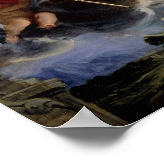 Poster Le triomphe de saint Augustin 1664 (Coin)