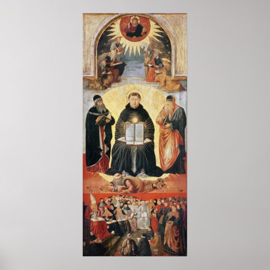 Poster Le triomphe de saint Thomas d'Aquin (Devant)