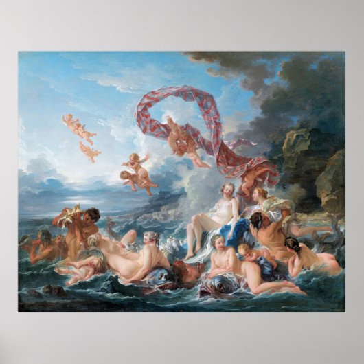 Poster Le triomphe de Vénus de Boucher (Devant)