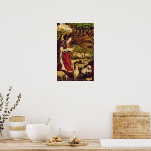 Poster Le triptyque de Moïse et de Bush brûlant (Cuisine)