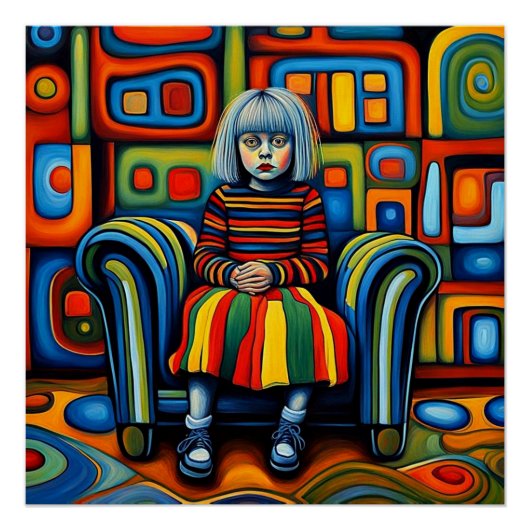 Poster Le triste enfant (Devant)