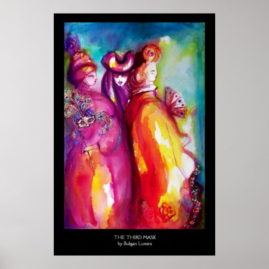 Poster LE TROISIÈME MASQUE / Bal masqué de Carnaval de Ve (Devant)