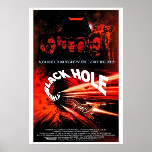Poster Le trou noir 1979 (Devant)