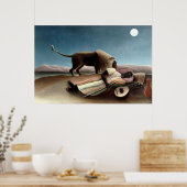 Poster Le Tsigane endormi par Henri Rousseau (Cuisine)