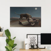 Poster Le Tsigane endormi par Henri Rousseau (Bureau à domicile)