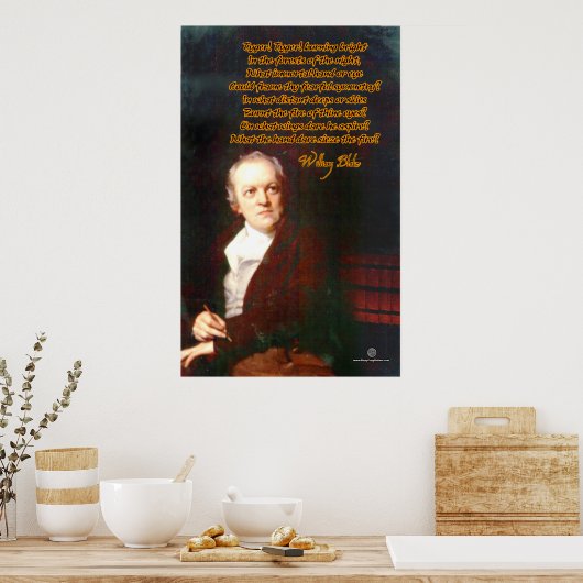 Poster Le Tyger par William Blake (Cuisine)