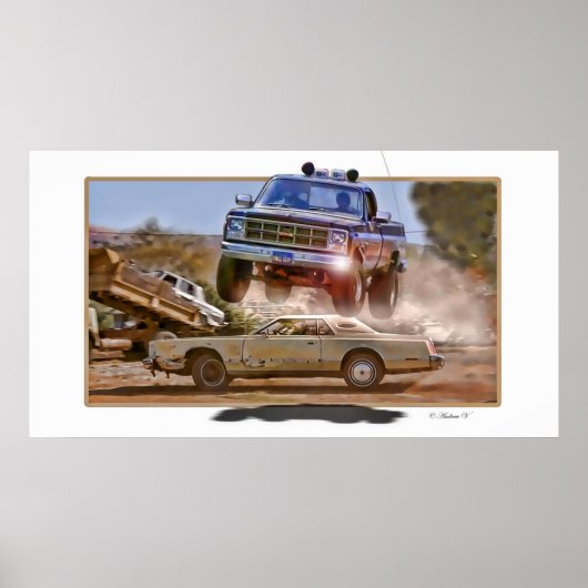 Poster Le type de la chute (Devant)