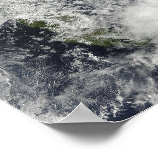 Poster Le typhon Chaba dans la mer des Philippines (Coin)