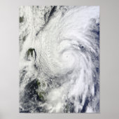 Poster Le typhon Chaba dans la mer des Philippines (Devant)