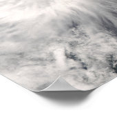 Poster Le typhon Jangmi au large de Taïwan et des Philipp (Coin)