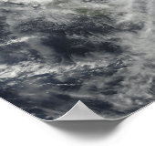 Poster Le typhon Lupit au large des Philippines (Coin)