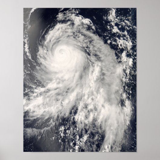 Poster Le typhon Nakri au large du Japon (Devant)