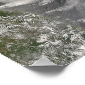 Poster Le typhon Neoguri approche de la Chine (Coin)