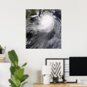 Poster Le typhon Nuri approche de la Chine (Bureau à domicile)