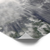 Poster Le typhon Nuri approche des Philippines (Coin)