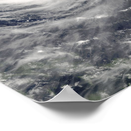 Poster Le typhon Talim (Coin)