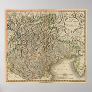 Poster Le Tyrol, Venise, Mantua