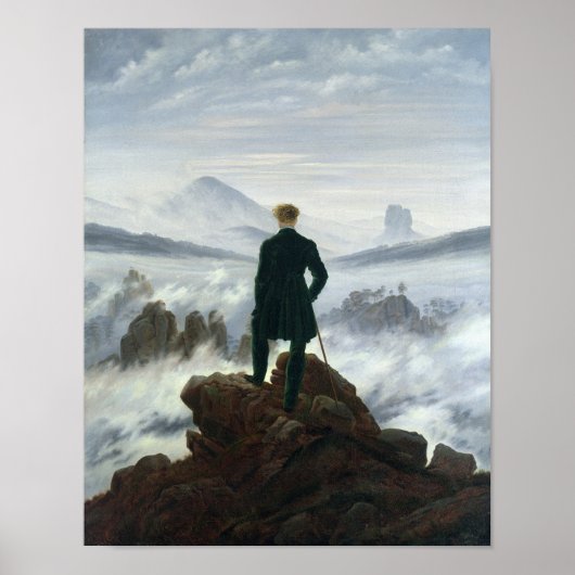 Poster Le vagabond au-dessus de la mer du brouillard, 181 (Devant)