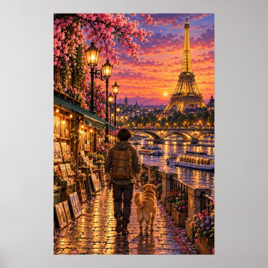 Poster Le vagabond Paris (Devant)