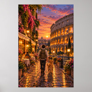 Poster Le vagabond Rome